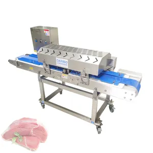 High Quality Automatic Horizontal Fresh Meat Slicer Chicken Breast Salmon Beef Slicer