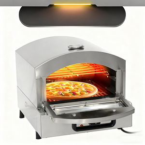 Accessoires de cuisine d'extérieur - Four à pizza au gaz en acier inoxydable et grille-pain commercial portable pour pizza, <span class=keywords><strong>jambon</strong></span>, steak - Product Image 5