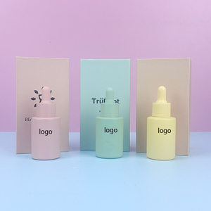 OEM New Design Cosmetic Skin Care Essential Oil 60ml Empty Clear Glass Dropper Bottles Free Sample Round Bottom Bottle - Product Image 3