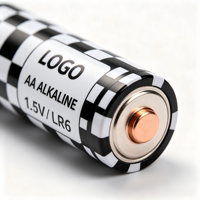Baterai Super Alkaline AA LR6 Daya Maksimal Tahan Lama 1.5V Sel Kering untuk Senter Mouse Nirkabel Mainan Elektronik Harga Grosir