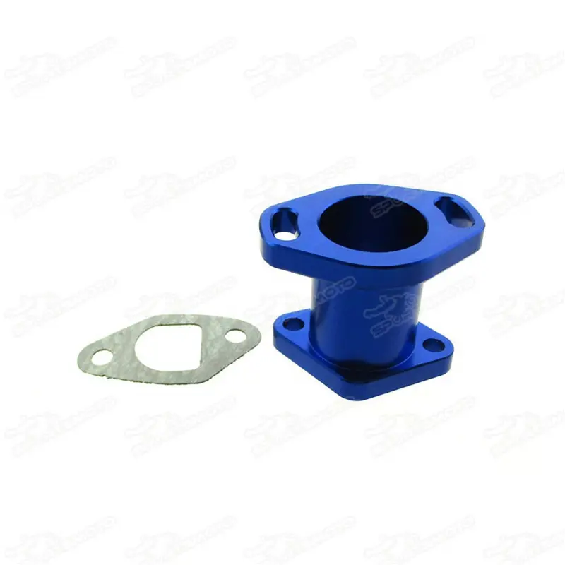 Blue Aluminum Intake Manifold For Predator 212cc GX200 196cc Mini Bike Go Kart