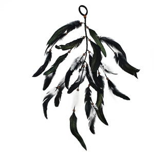 Fascia Hippie con piume bohémien per <span class=keywords><strong>capelli</strong></span> da donna copricapo da festa per <span class=keywords><strong>capelli</strong></span> con estensione di piume eleganti copricapo alla moda - Product Image 6