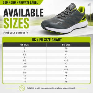 Chaussures <span class=keywords><strong>de</strong></span> <span class=keywords><strong>golf</strong></span> imperméables pour hommes avec logo personnalisé, légères, respirantes, antidérapantes, chaussures <span class=keywords><strong>de</strong></span> <span class=keywords><strong>golf</strong></span> pour hommes OEM - Product Image 6