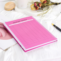 Cahier de travail Millionaire rose personnalisé Organisateur de finances mensuelles Budget Planificateur d'épargne Livre de défi d'épargne