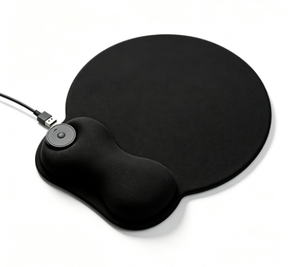 Tapis de souris chauffant en graphène, support ergonomique pour le poignet, tapis de souris chauffant USB avec contrôle par bouton, toucher doux pour le travail au bureau et sur ordinateur portable - Product Image 1