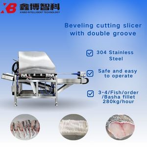 Affettatrice Obliqua per <span class=keywords><strong>Pesce</strong></span> XBF-009B in Acciaio Inossidabile 304 per Uso Alimentare, per Laboratori di Lavorazione <span class=keywords><strong>del</strong></span> <span class=keywords><strong>Pesce</strong></span> - Product Image 1