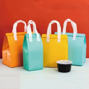 Sac à lunch isotherme portable en aluminium durable avec logo personnalisé, étanche, qualité alimentaire pour aliments chauds/froids, salades, pains - Vente en gros - Product Image 1