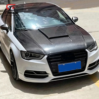 Nouvelle conception, capot moteur avant en fibre de carbone véritable de haute qualité pour Audi A3 S3 RS3 2013-2019