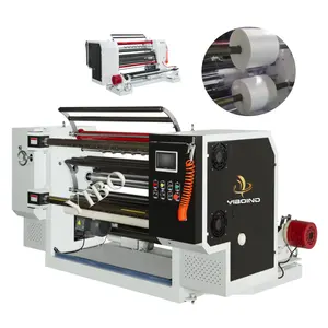 High speed PE PP PVC BOPP plastic film paper slitter rewinder Slitting machine