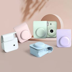 Sacs de qualité supérieure pour FUJIFILM <span class=keywords><strong>Instax</strong></span> Mini 12, étui en cuir intégral pour appareil photo avec sangle - Product Image 5