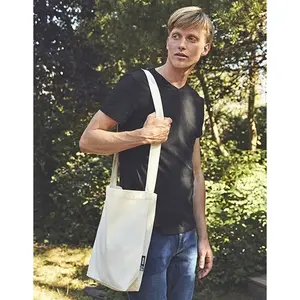 Bolsa de compras de algodón orgánico de comercio justo, merchandising sostenible - Product Image 1