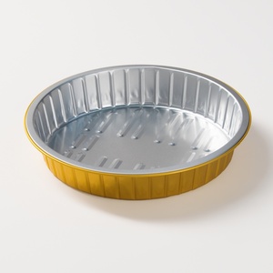 Set 8 Teglie Tonde Antiaderenti 10 Cm Con 100 Fogli Carta Forno: Per Mini Cheesecake E Dessert