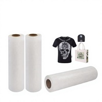Lámina de PET Recubierta de Doble Cara Tamaño A3, Despegue Instantáneo, Tinta de Transferencia de Calor por Inyección de Tinta, Hoja para Impresora DTF para Camisetas Negras