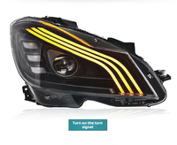 Xenplus pour Mercedes Benz W204 phare avant lentille lumières 2011-2014 C180 C200 lampe frontale mise à niveau Maybach Style LED phares