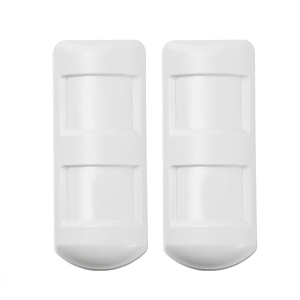 2 cái Ngoài Trời Có Dây 2PIR + Lò vi sóng cảm biến chuyển động 12m 100 ° phát hiện bảo hiểm với không có NC Đầu Ra chống Mặt nạ chống vật nuôi chống thấm nước - Product Image 1