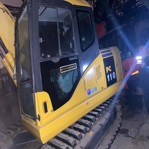Mini-excavatrice Komatsu PC110 d'occasion, modèle 2022, provenance Japon, composants principaux d'occasion : moteur, boîte de vitesses, pompe, équipement, pour rapport. - Product Image 2