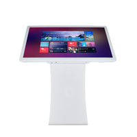Kiosques numériques interactifs tactiles intelligents sur pied pour intérieur, écran LCD Full HD de 15,6 à 100 pouces, signalisation numérique pour ascenseurs, garantie 1 an