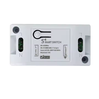 Commutateur intelligent contrôlé par application Tuya double télécommande Wifi et RF 433m synchronisation pour 10A courant 5V tension commutateurs de télécommande sans fil