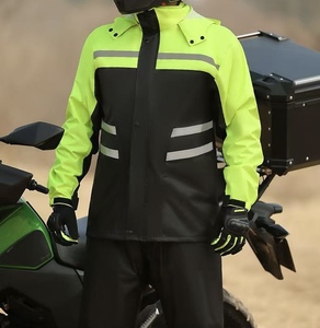 Imperméables de haute qualité pour hommes et femmes, combinaison de moto imperméable avec <span class=keywords><strong>pantalon</strong></span> de <span class=keywords><strong>pluie</strong></span> réfléchissant épaissi, vente en gros - Product Image 1
