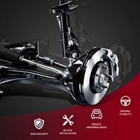 Frenzybro Nouveaux kits de suspension avant inférieurs et biellettes de direction pour Altima 2007-2012 et Altima Coupé 2013 – Garantie d'un an