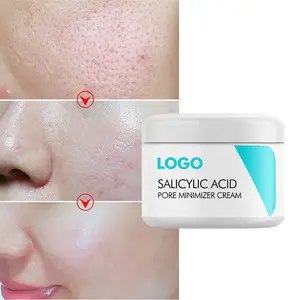 50mL Salicylic Acid Pores Refining Cream Shrink Pore Improve Acnes Blackheads Whitening Cream Anti-aging Oil Control Skin Care