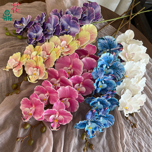 EVA Phalaenopsis Orchid 9-<b>Head</b> Silk <b>Flower</b> <b>Artificial</b> <b>Flower</b> Wedding Home Decor - Product Image 1