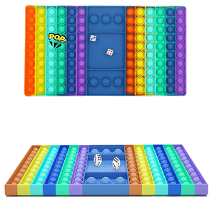 Jeu <span class=keywords><strong>de</strong></span> <span class=keywords><strong>société</strong></span> sensoriel géant Fidget Toy : Échiquier arc-en-ciel Popper Jumbo <span class=keywords><strong>pour</strong></span> enfants, adultes et <span class=keywords><strong>seniors</strong></span> - Product Image 2