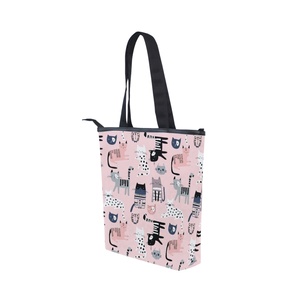 Fabricant professionnel de sacs en toile imprimés sur mesure avec motif de chat mignon, sac à main personnalisé, sacs à main tendance pour femmes en vente - Product Image 3