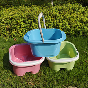 Masajeador de pies, bañera de plástico para pies de 38x32x18cm con nodos de masaje para adultos, uso doméstico - Product Image 3