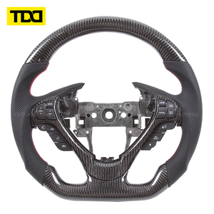 Volante de Fibra de Carbono Real TDD Compatible con ILX TL ZDX 2009 2010 2011 2012 2015 2016 2017 2018 2019 - Product Image 2