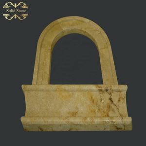 Fabbrica all'ingrosso di fascia alta facciata di casa decorativa intagliata a mano naturale travertino <span class=keywords><strong>in</strong></span> <span class=keywords><strong>pietra</strong></span> <span class=keywords><strong>archi</strong></span> finestra - Product Image 2