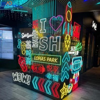 Letrero de Neón LED Personalizado con Diseño Impreso en UV, Letreros para Oficina, Letras de Canal, Edificio de Parque