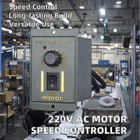 Régulateur de vitesse 220V 50Hz 15W-300W Contrôleurs de moteur pour moteurs asynchrones monophasés AC