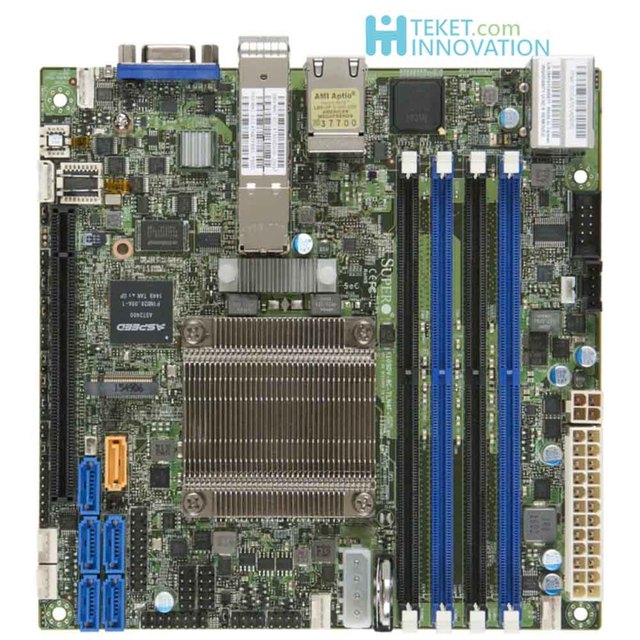 X10SDV-12C-TLN4F+ X10SDV-12C-TLN4F Mini-ITX Motherboard with Intel Xeon D-1557 4xDDR4 2x10GbE 2xGbE LAN 6xSATA3 for Supermicro
