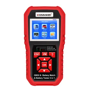 Krachtige Obd2 Scanner Diagnostische Tool Konnwei Kw880 Batterij Tester 12V Auto Batterij Matching Tool