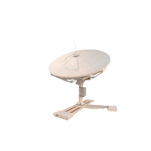 Tragbare 7,3 m hoch effiziente Satelliten antenne mit zwei Reflektoren und fester Erd station Multi band RF für Bodens atel liten - Product Image 4