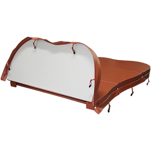 ที่คลุมอ่างอาบน้ำร้อนที่สามารถพับเก็บได้ฉนวนกันความร้อนสปากันหิมะ ASTM Air <span class=keywords><strong>Massage</strong></span> กันน้ำฉลากตามสั่ง - Product Image 5