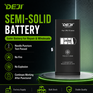 <span class=keywords><strong>Batterie</strong></span> semi-solide DEJI à cycle zéro pour <span class=keywords><strong>iPhone</strong></span> 13 Mini, affichage de la santé à 100 %, cellules A+ reconditionnées, usine de remise à neuf de téléphones - Product Image 2