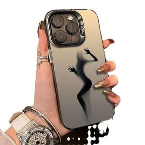 เคสฝาครอบโทรศัพท์มือถือ TPU ลายเงาพิมพ์ด้วยไฟฟ้าสไตล์ S สำหรับ iPhone x XR XS 11 12 13 14 15 16 17 PRO <span class=keywords><strong>MAX</strong></span> - Product Image 6