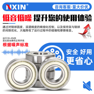 ตลับลูกปืนเม็ดกลมร่องลึก Nxin รุ่น 6006 6011 ขนาด 30 มม. ผลิตจากเหล็กโครเมียม P0 ไม่มีซีล สำหรับการผลิต - Product Image 3
