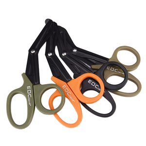 Diy Stainless Steel Trauma <b>Gauze</b> Cutter Emergency First Aid Shear Outdoor Paramedic <b>Bandage</b> <b>Medical</b> Scissors <b>Gauze</b> Scissors - Product Image 1