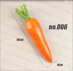 Décorations <span class=keywords><strong>de</strong></span> panier <span class=keywords><strong>de</strong></span> Pâques : Faux carottes en mousse grandeur nature, légumes artificiels réalistes pour décorations d'Halloween et centres <span class=keywords><strong>de</strong></span> table - Product Image 4