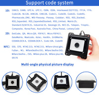 Escáner de Códigos de Barras Linux EMT6652BRF, Módulo Lector de Códigos QR NFC con Vidrio Templado Resistente al Desgaste