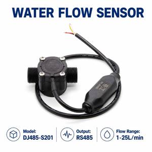 Medidor de Flujo de Turbina Digital RS485 Modbus DJ485-S201A de 1/2'' Pulgada DN15 con Precisión de ±3% para Sistemas PLC - Product Image 1