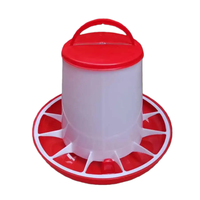 Mangeoire à poulet en plastique à prix d'usine, mangeoire automatique pour volailles, grande capacité, mangeoire pour animaux de ferme