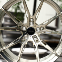 Rines Monobloque Forjados Personalizados de 19 20 21 22 Pulgadas, 5x112 5x114.3 5x120, Estilo RS Cóncavo Profundo para BMW, Mercedes, Audi, Porsche