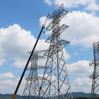 TIA-222-G Tour de distribution et de transmission d'énergie 5G/4G LTE GB/ANSI/ Pylône électrique 550V