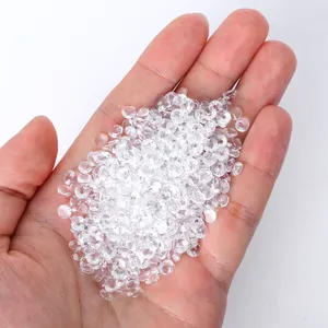 Şeffaf kristaller beyaz Nail Art Rhinestones toplu düz geri olmayan düzeltme suni elmas cam Bling giyim için - Product Image 1