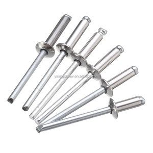 Remaches ciegos de acero inoxidable de aluminio Nail Pop Remachadora Remaches Nieten <span class=keywords><strong>Rebites</strong></span> para muebles Coche Avión DIN7337 - Product Image 2