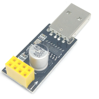 Adaptateur de programmation ESP01 UART ESP-01 ESP8266 CH340G USB vers ESP8266 Module de carte de développement série sans fil Wi-Fi